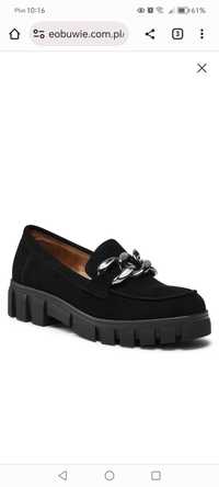 Loafersy Nessi, czarne