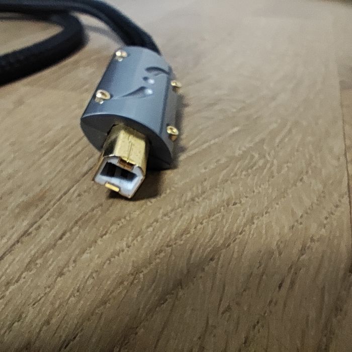 Viborg UC01 Silver Plated USB A//B  1.2 m
