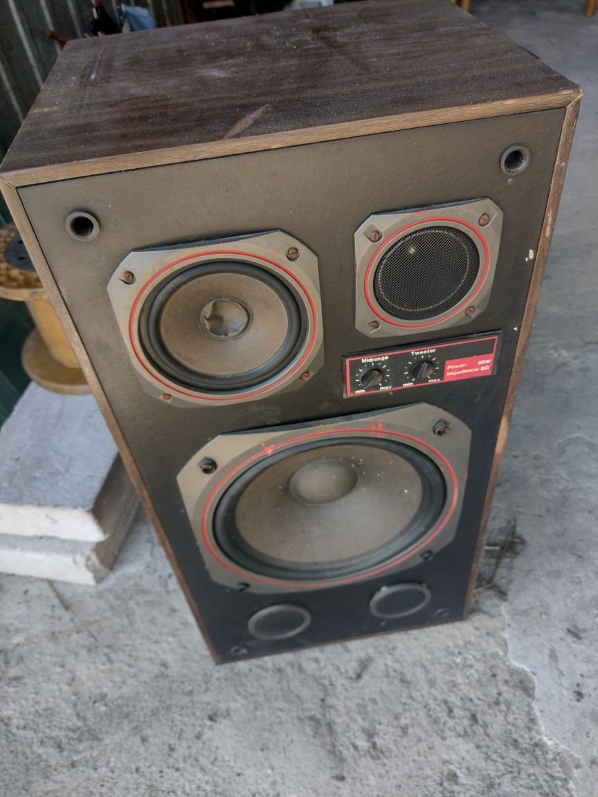 Kolumna głośnikowa vintage 80W zabytkowa kolekcjonerska