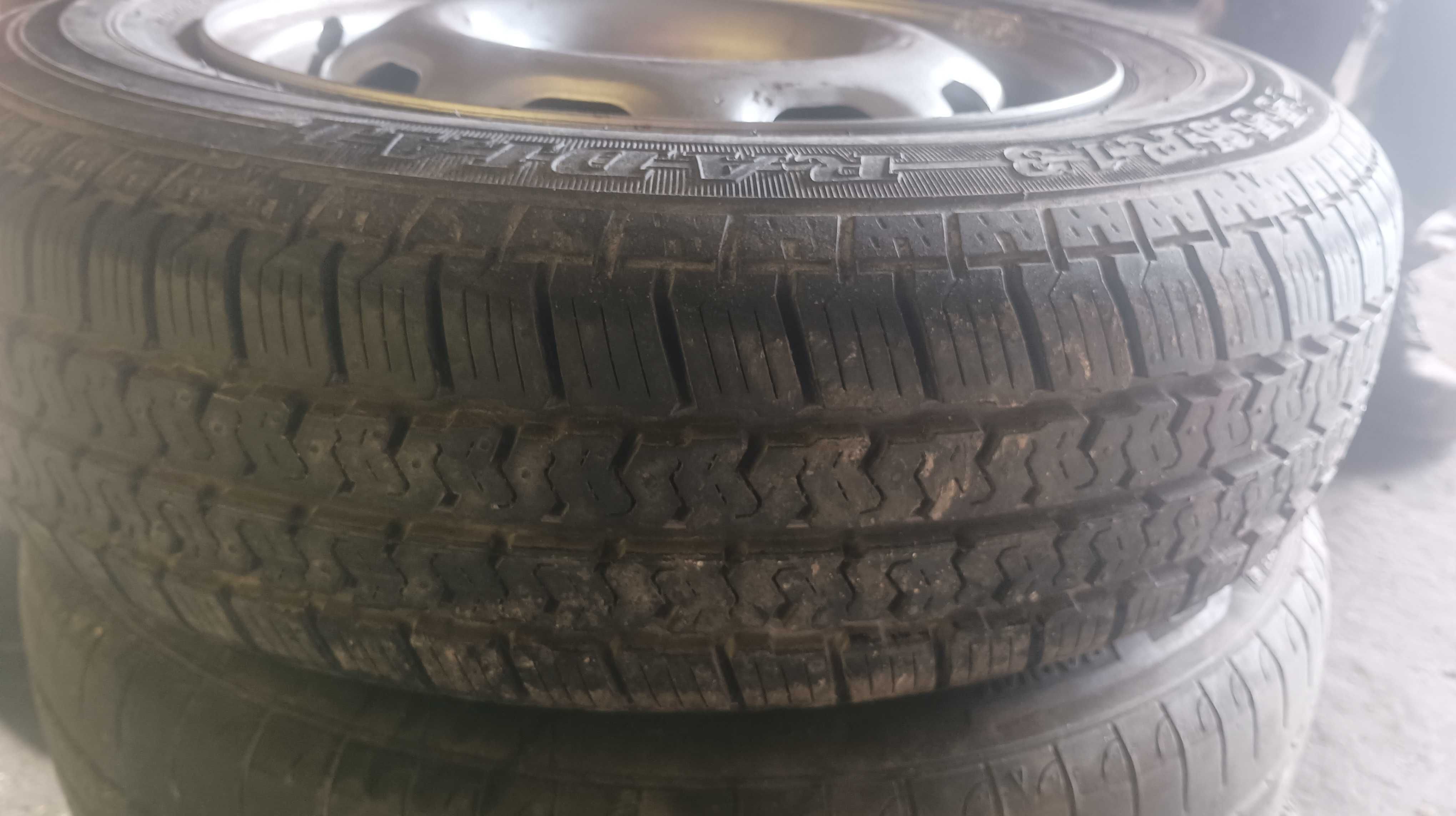 REF0010A 4 pneus com Jantes 155/70R13 75  , Dunlop 155SR13