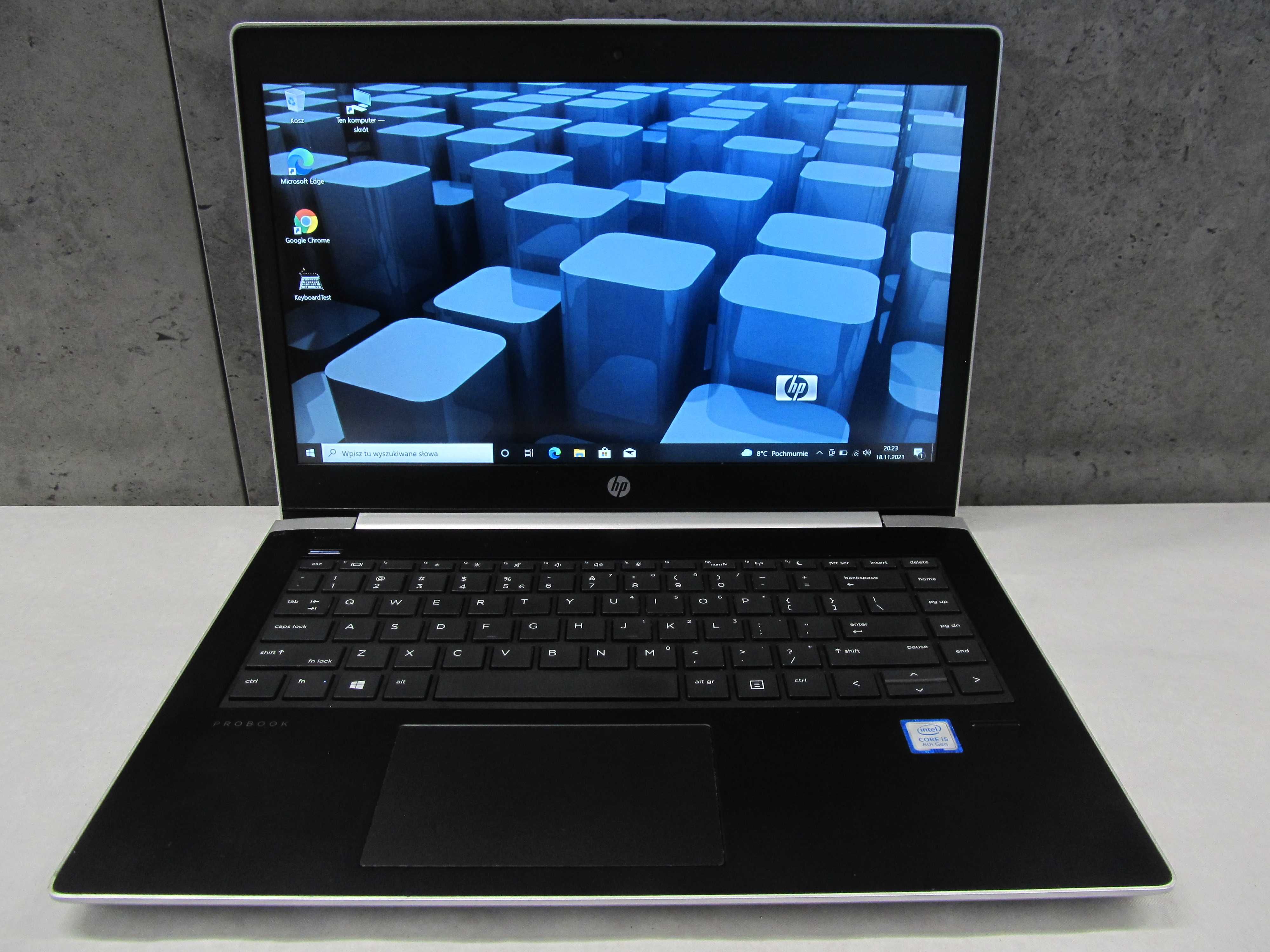 Cienki Laptop HP ProBook 440 G5 i5 8250U 8GB dysk 500 + 128SSD  FHD