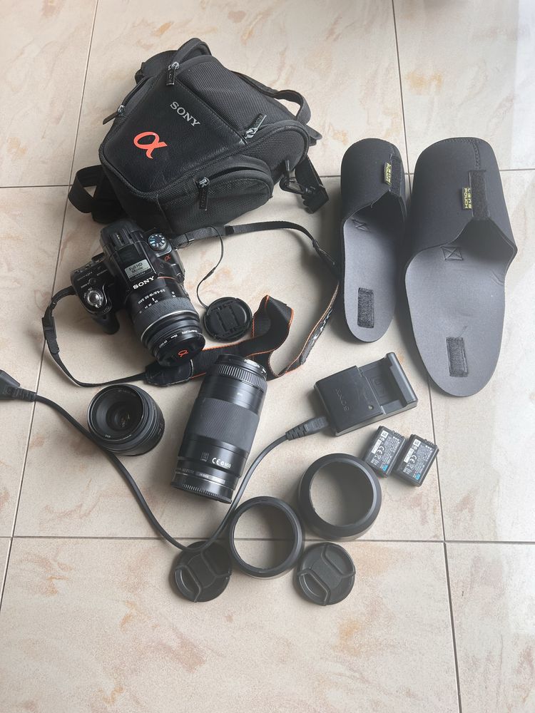 Aparat Sony Alpha 55 plus dwa obiektywy,zestaw