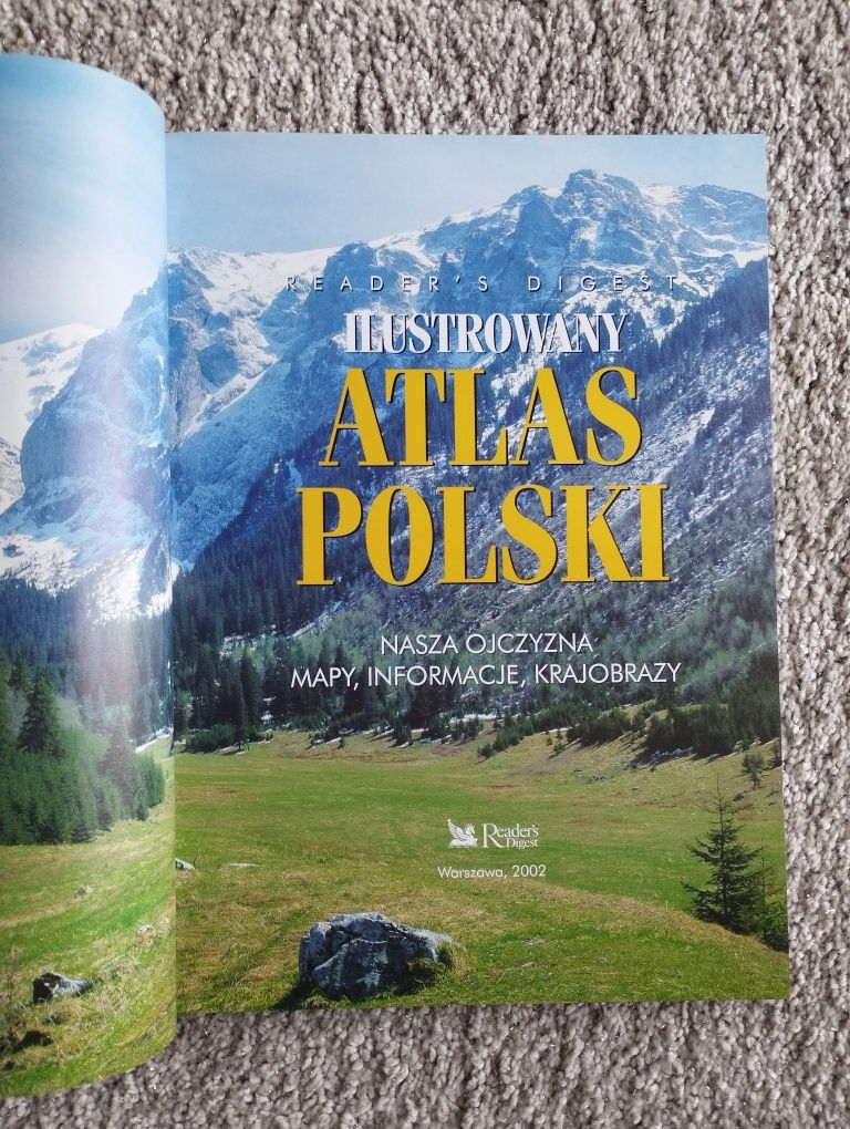 Książka ilustrowany atlas polski Reader's Digest