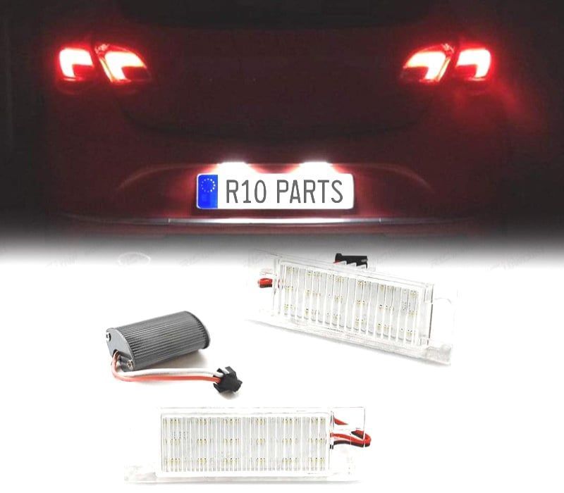 LUZ DE MATRICULA LED PARA OPEL ZAFIRA B ASTRA H CORSA D INSIGNIA VECTRA C IX35 LED CANBUS