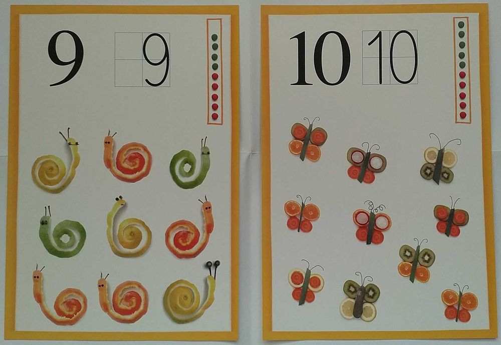 Liczby 1-10 -- Plansze matematyczne