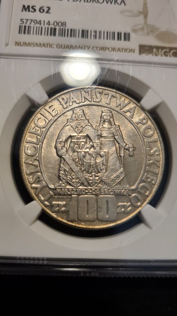 Moneta Mieszko i Dąbrówka