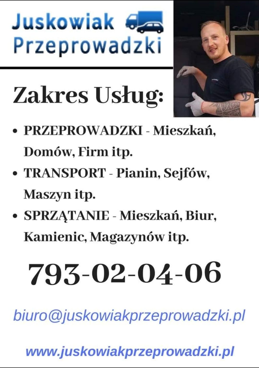 Przeprowadzki - Transport Poznań/Swarzędz/Luboń/Plewiska/Okolice