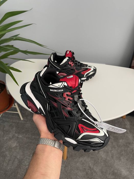 Кросівки 36-45 Balenciaga Track 2 Sneaker Black Red