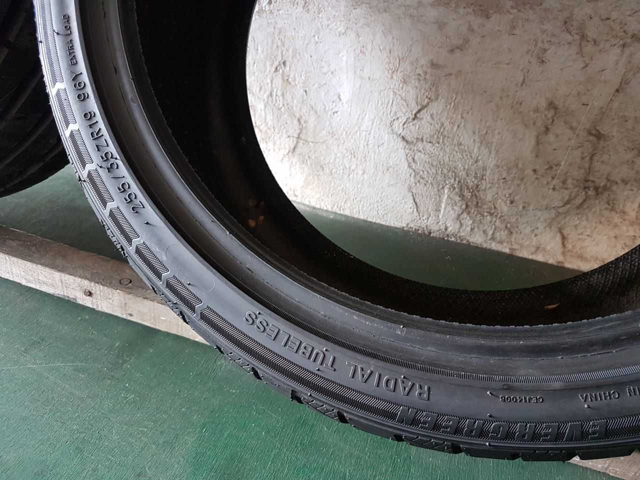 Dwie Opony letnie 255/35R19 7,6mm 2019r Evergreen DynaControl EU 728