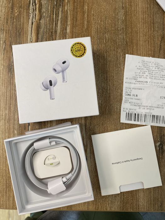 AirPods Pro 2– oryginalne, z paragonem
