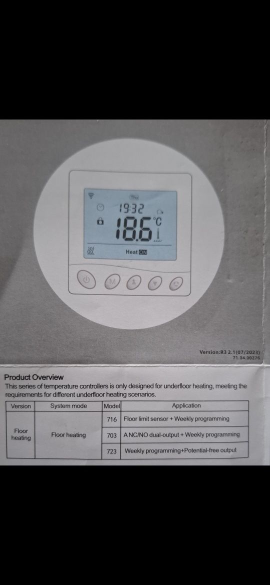 Termostato - controla aquecimento do chão