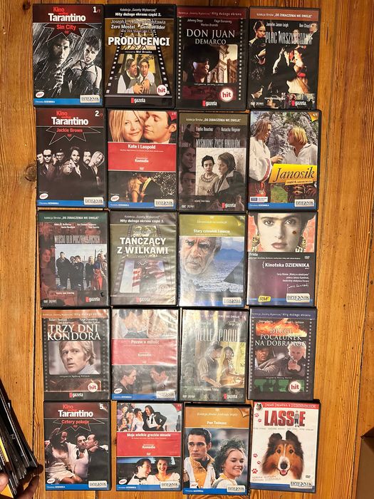 Wielki zestaw filmów na DVD 85 płyt! Wszystko kompletne, klasyki kina