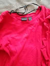 Nowa bluza, bluzka czerwona z falbaną bonprix - s, m