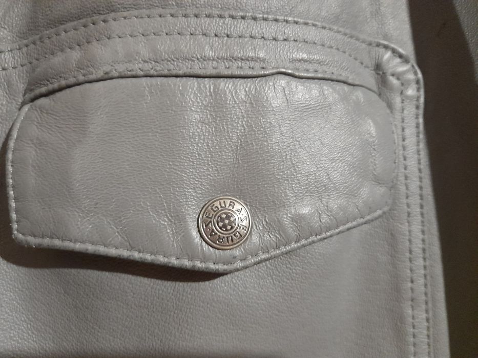 Фірмова чоловіча шкіряна куртка бомбер Segura Франція