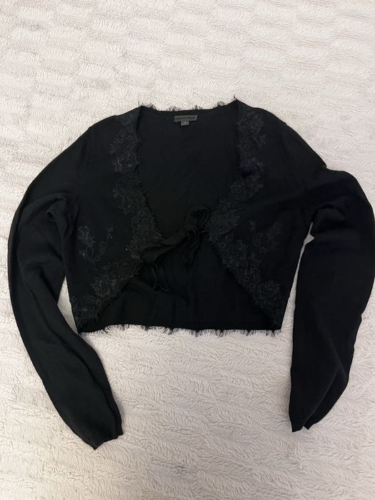Cashmere bolerko czarne