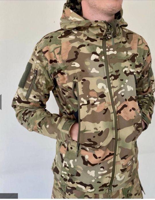 Продам Тактичний костюм на флісі Soft Shell HAN WILD Мультикам