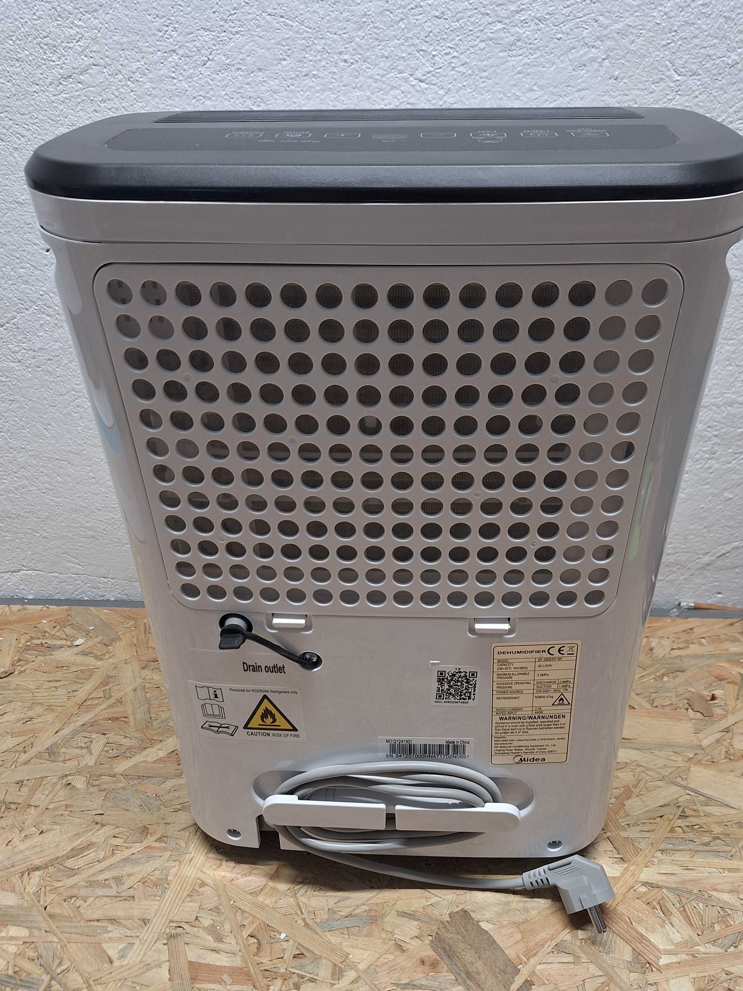Osuszacz powietrza 20L / 24h Midea DF-20DEN7-WF Wi-Fi