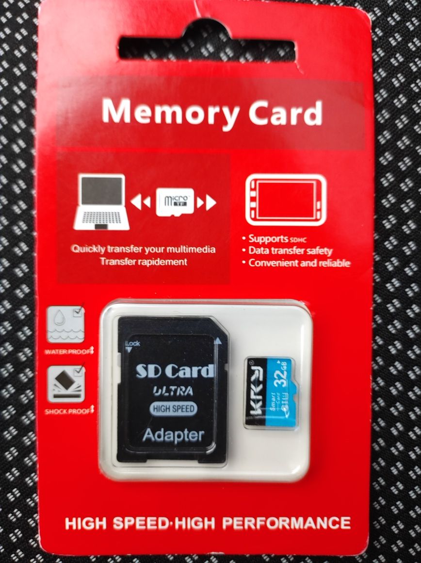 Высокоскоростные карты памяти MicroSD на 64 та 32GB