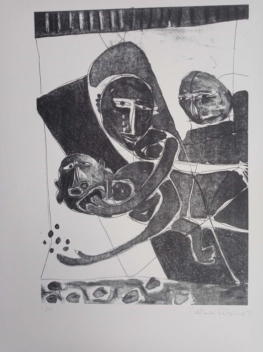 Serigrafia Alberto Péssimo - Rara