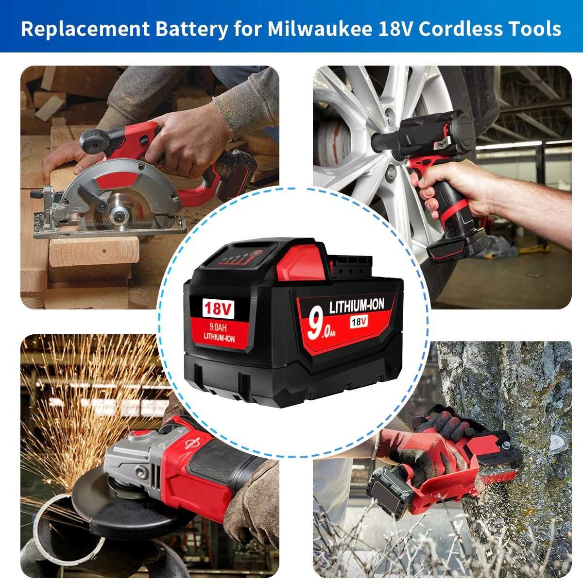 Akumulator Milwaukee M18 9.0 Ah bateria 18V NOWE Super cena