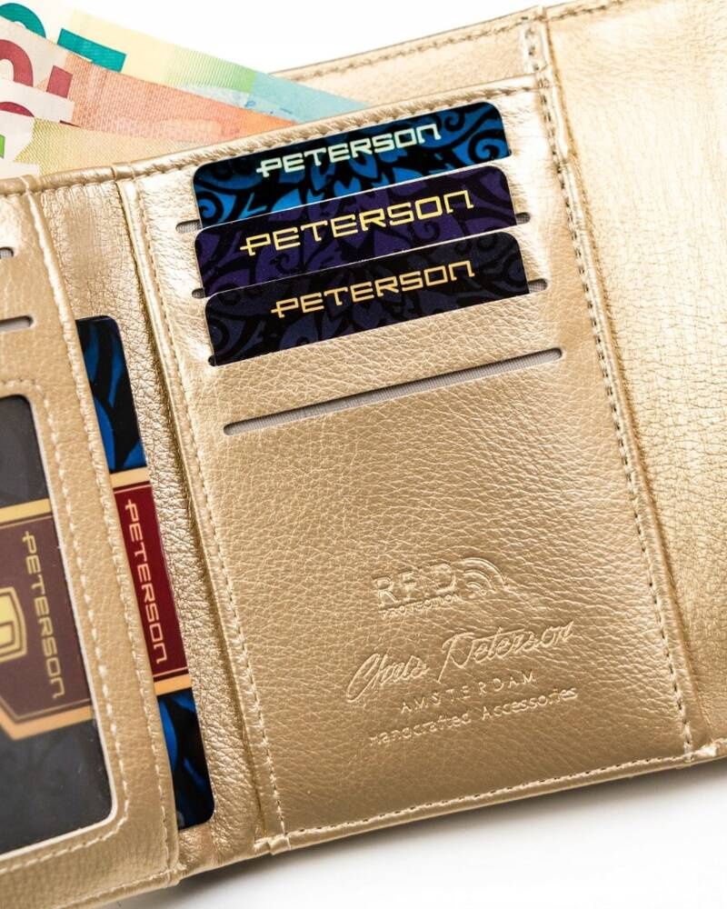 portfel damski ze skóry ekologicznej - peterson
