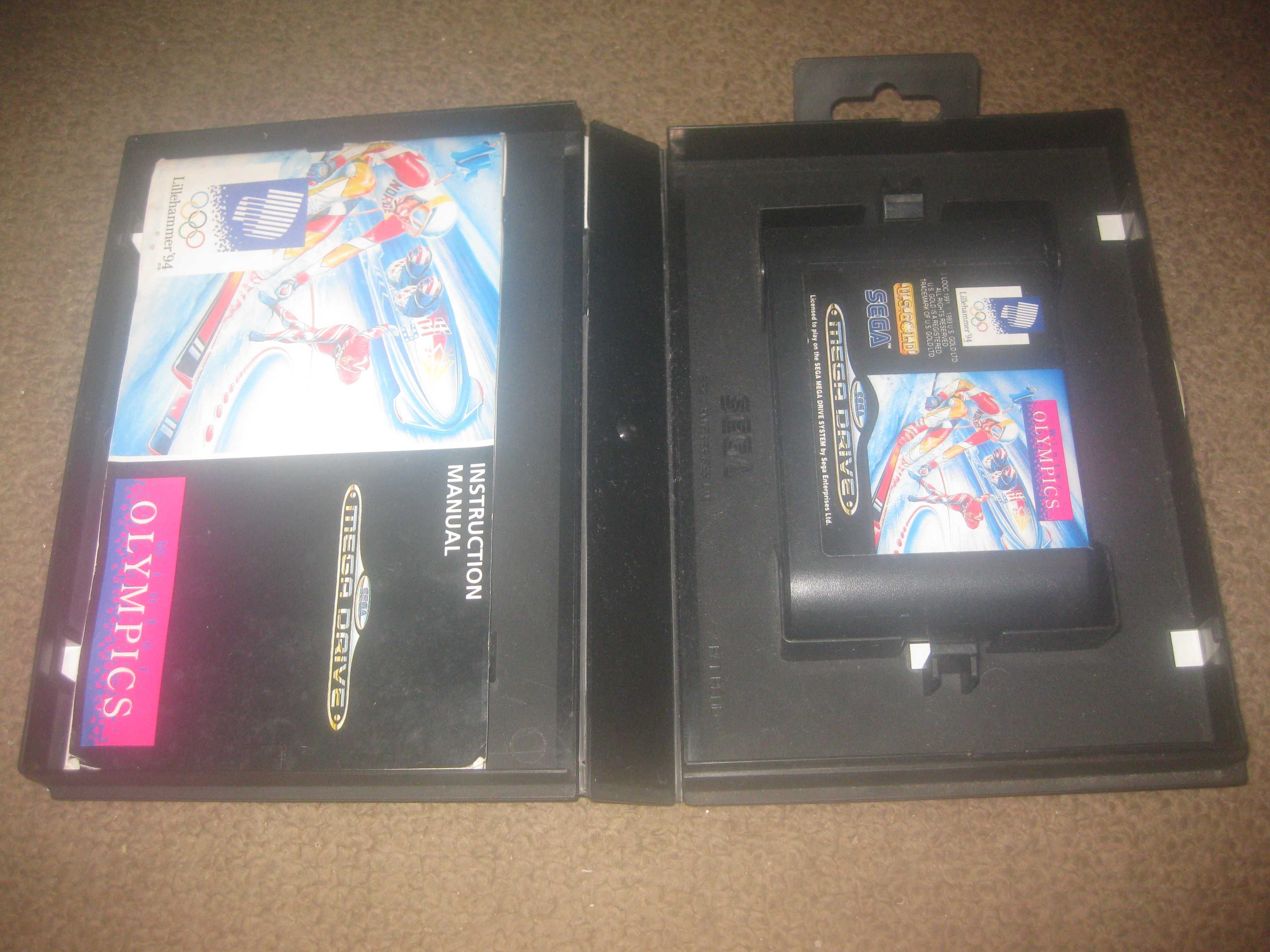 Jogo "Winter Olympics" para Sega Mega Drive/Completo!