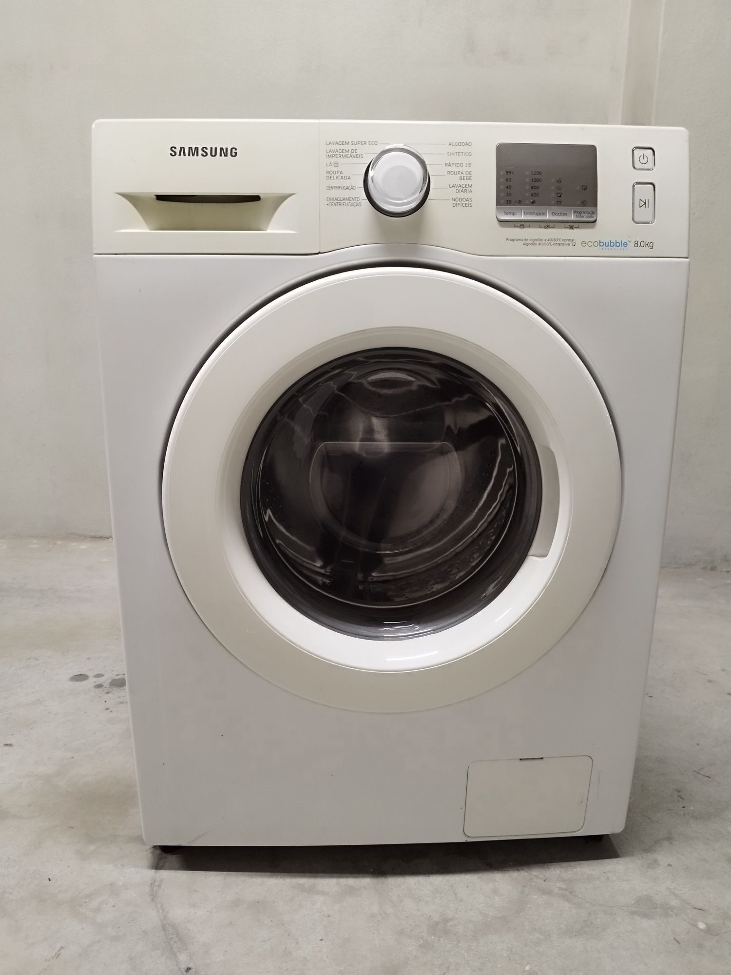 Máquina de lavar roupa Samsung ecobubble 8Kg