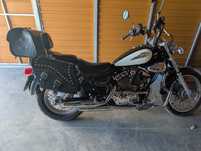 Yamaha Virago 125 XV - pełen chrom z sakwami