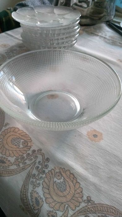 Miska szklana PRL