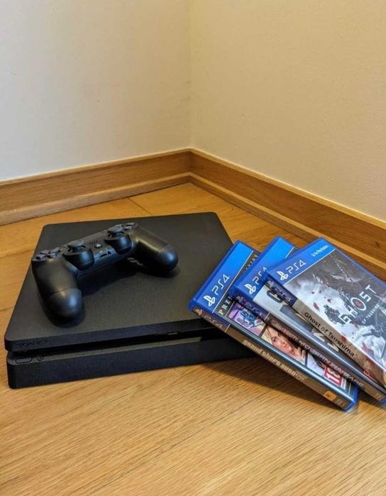 Ps4 + Jogos inclui fones