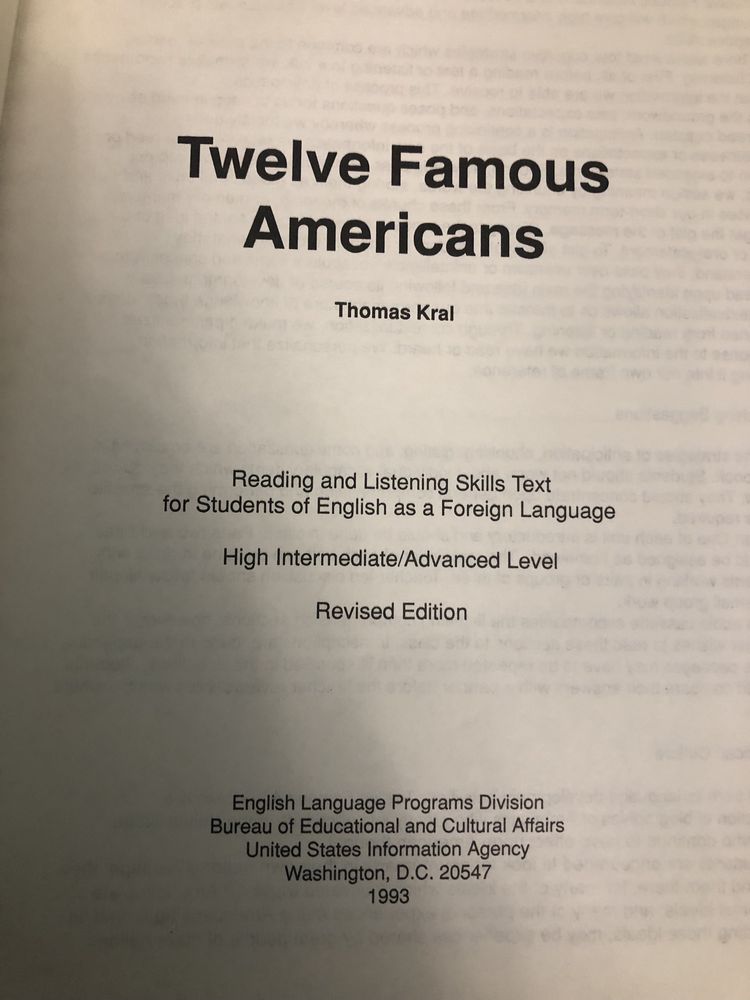 Twelve famous americans книга