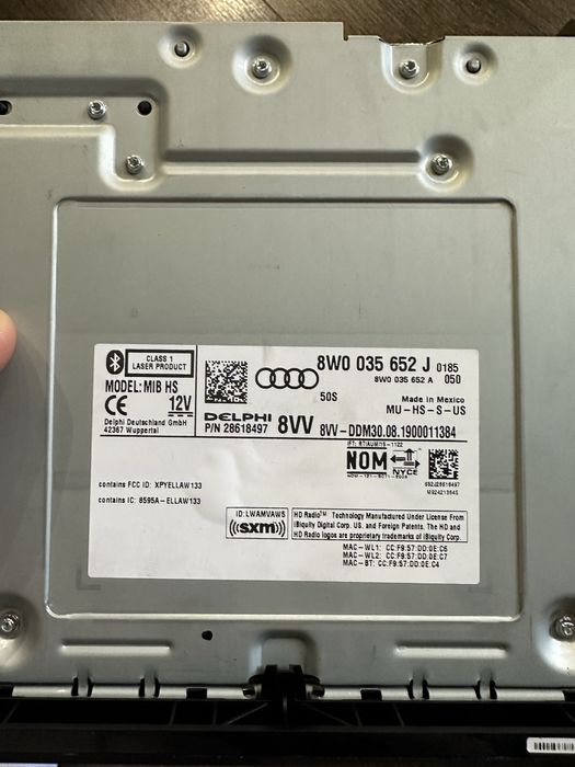 Панель приладів +мультімедія ауди Q5,A4,А5