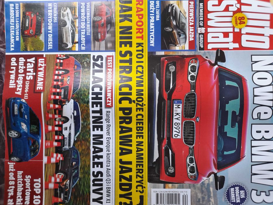 AŚ BMW 3, Kia Soul, Beetle, Lancia Thema, Jeep, DS5, Zafira, Focus