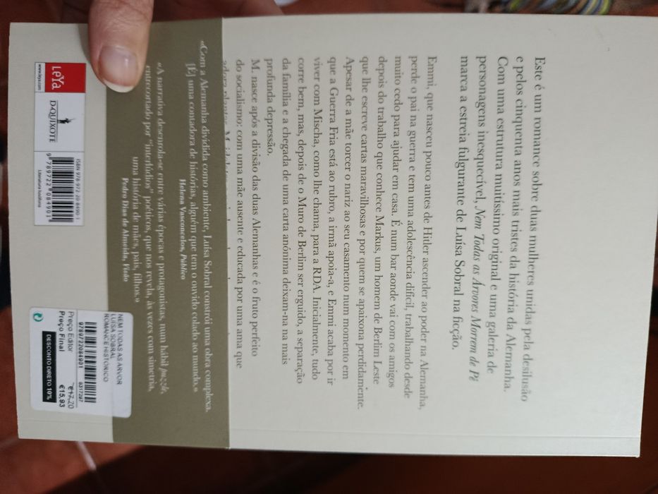 Vendo livro de Luísa Sobral