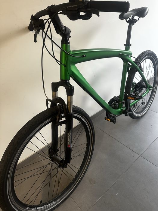 Bicicleta bmw verde