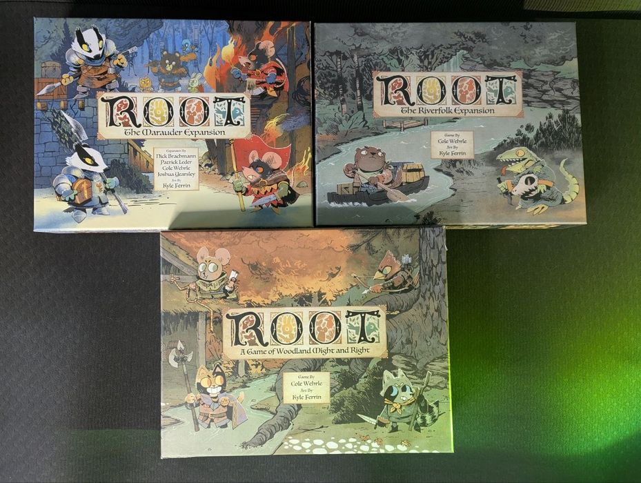 Настільна гра Root + доповнення Root: The Marauder та Root: The Riverf