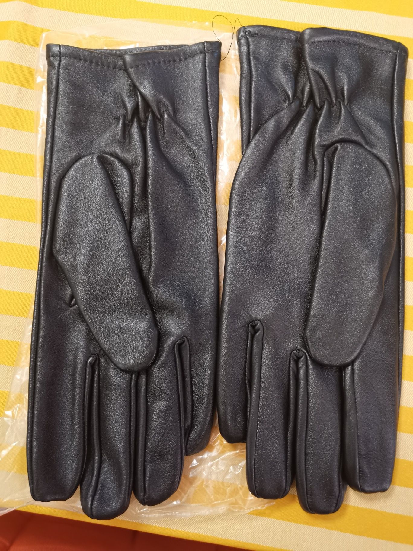 Rękawiczki zimowe męskie skóra