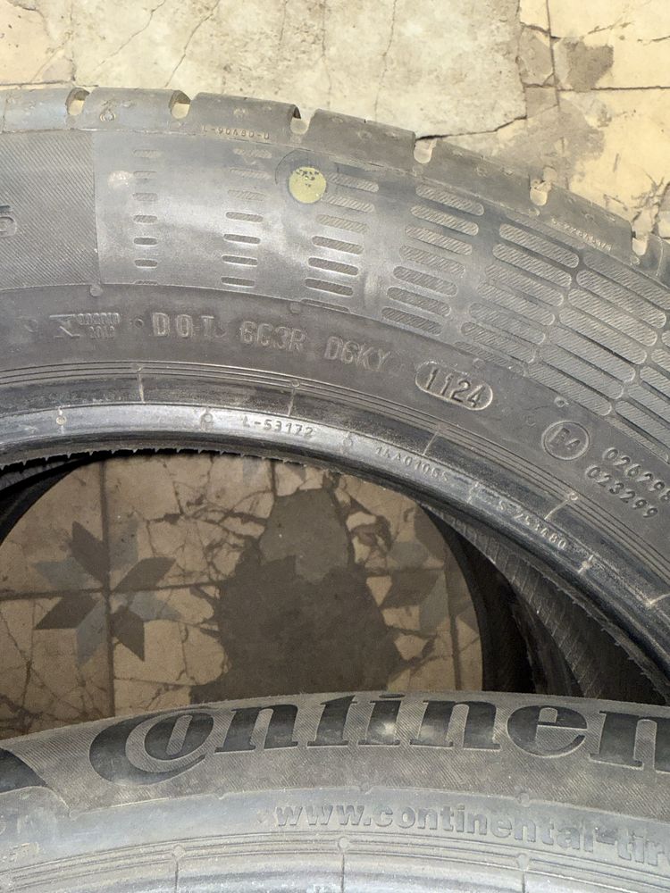 215/55 R17  Лето Continental EcoContact 5 новые 500км. Пробега