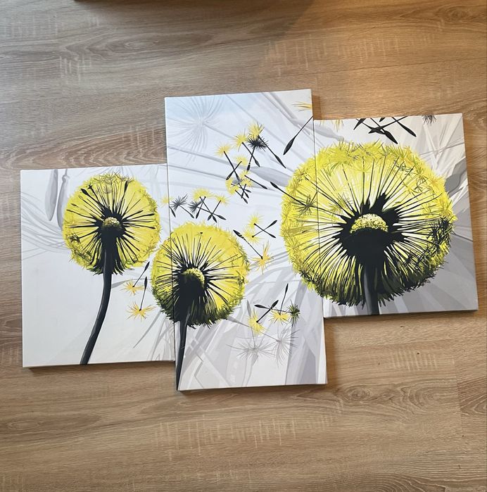 obraz w dmuchawce na ściane