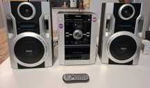 Miniwieża Hi-Fi PHILIPS FWM185/12 – 4 × 30 W, USB, CD, radio, sprawna