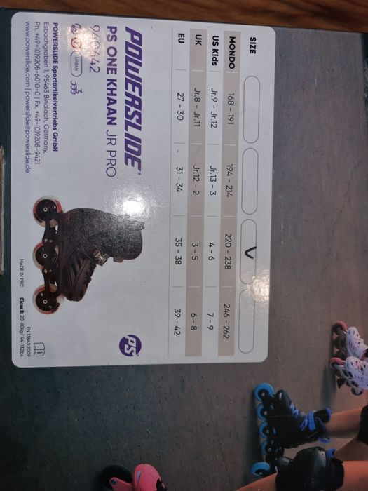 Rolki Powerslide Khaan Junior Pro 35-38 (nie "LTD")