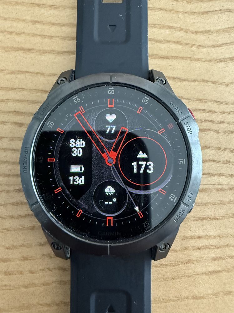 Smartwatch GARMIN EPIX 2 Preto TITÂNIO Carvão - Excelente estado