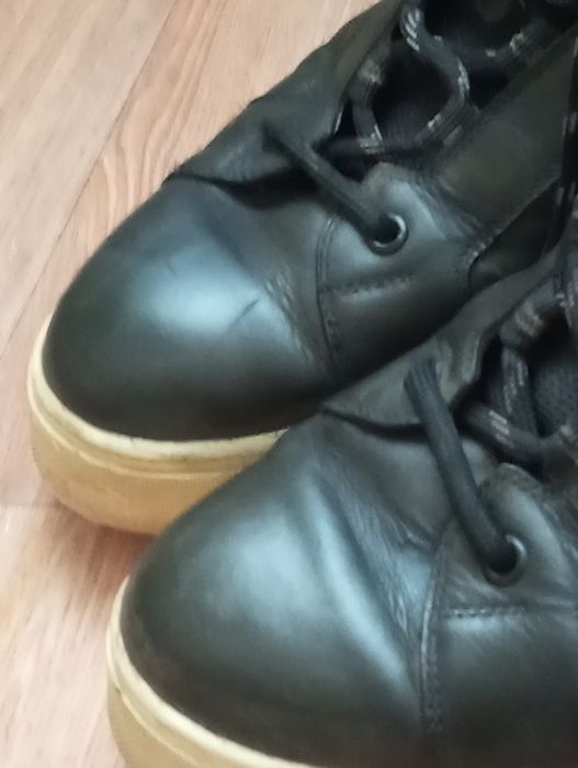 Ботинки мужские, кожаные, зима