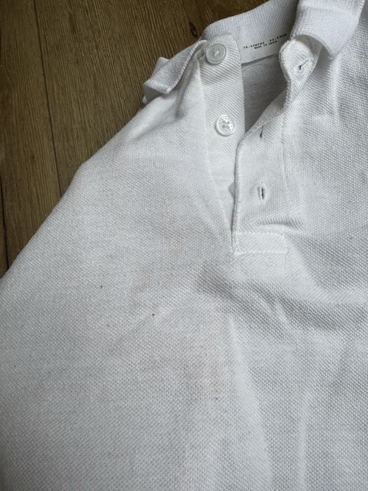 Bluzki biale dla chlopca polo