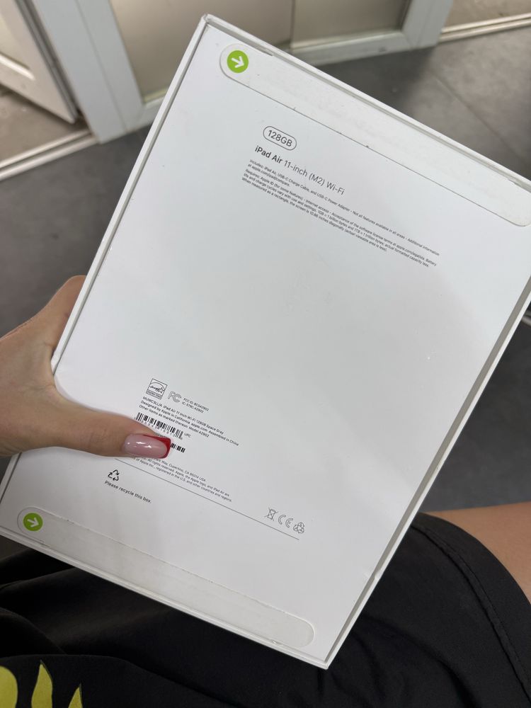 New Apple iPad Air 11 128gb Wi-Fi Space Gray 2024 ( MUWC3 )