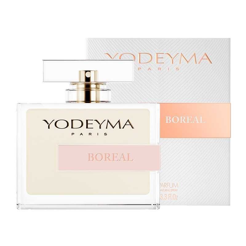 Perfumes Yodeyma tamanhos variados.