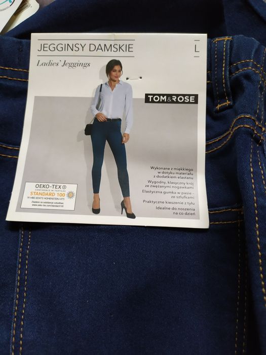 Nowe spodnie legginsy damskie Tom & Rose r.L