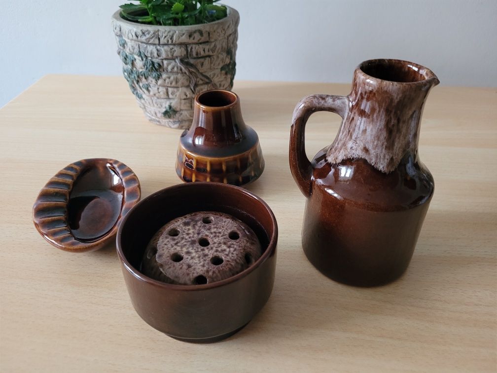 Prl Porcelit Spółdzielnia Przyjaźń z Włocławka ikebana dzban