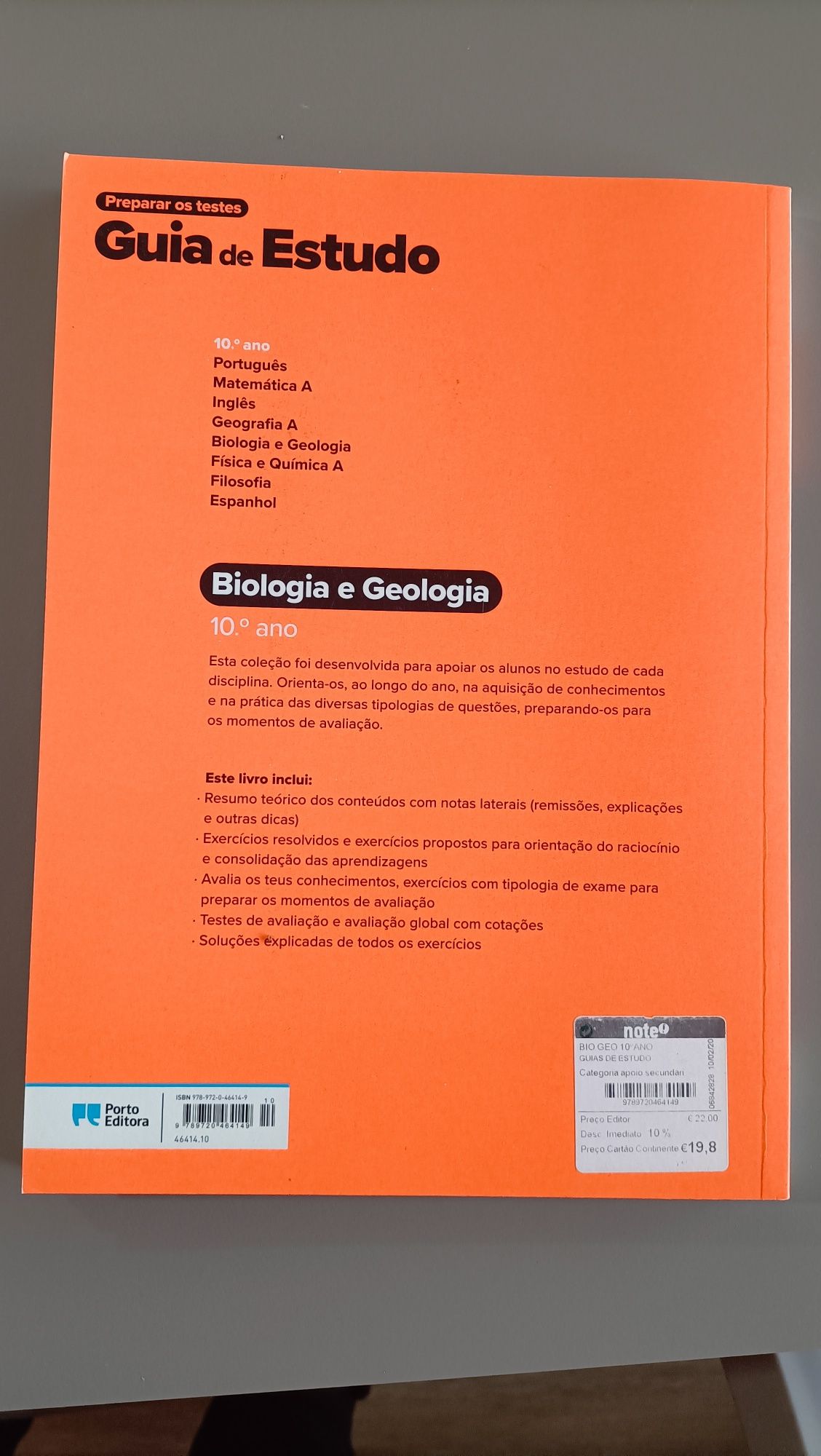 Livro preparação exame Biologia e geologia