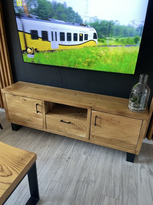 Komplet mebli debowych do salonu